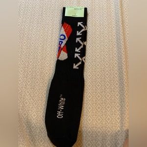 Off white socks black